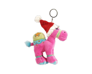Camel with Santa Hat – Keyring