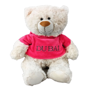 Cream Bear with Velour Hoodie