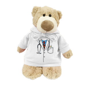 Doctor Bear with Trendy Doctor's Coat