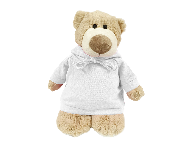 Mascot Bear with Plain Hoodie