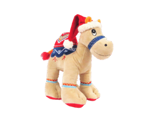 Camel with Santa Hat