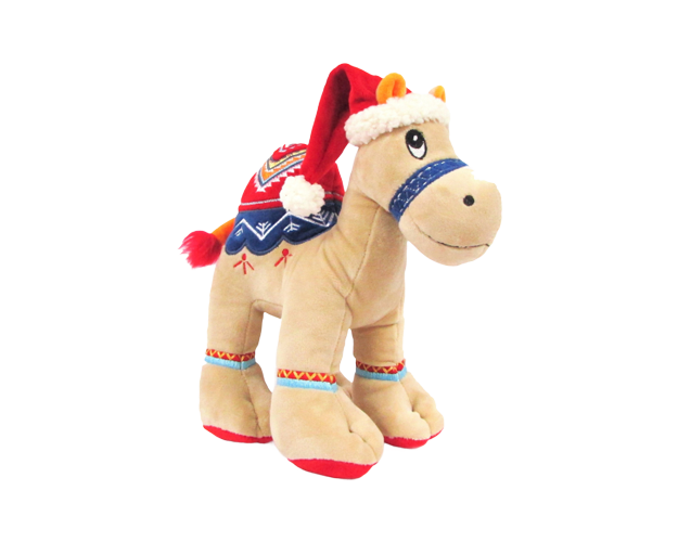 Camel with Santa Hat
